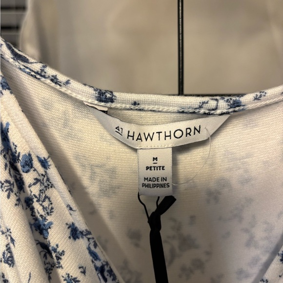 😍 NWT 41 Hawthorn Blue Floral Maxi Romper  Dress medium petite - Picture 3 of 8